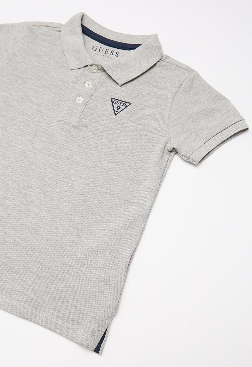 GUESS - Short sleeve Guess core polo - grey
