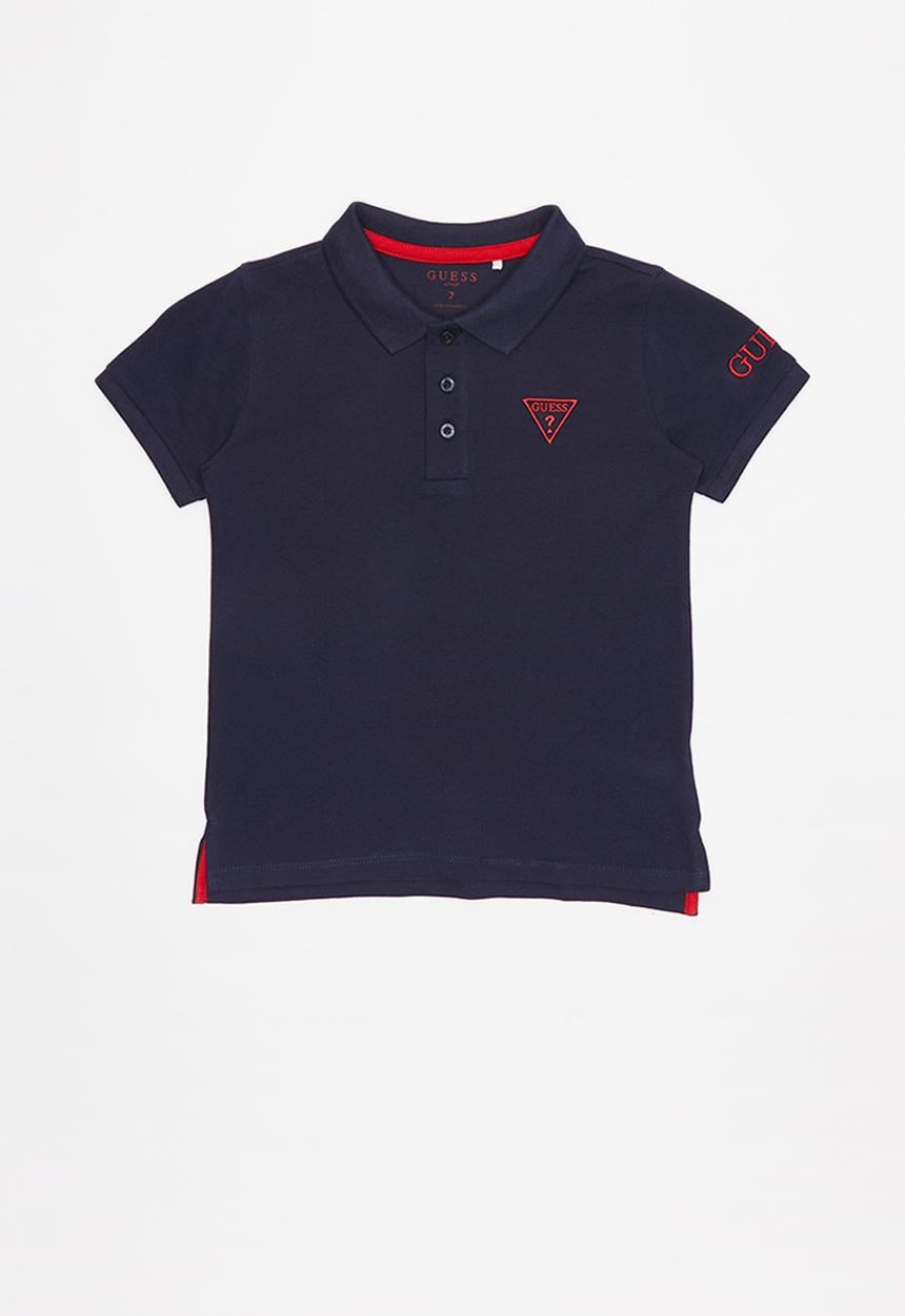 GUESS - Teen short sleeve Guess core polo - navy