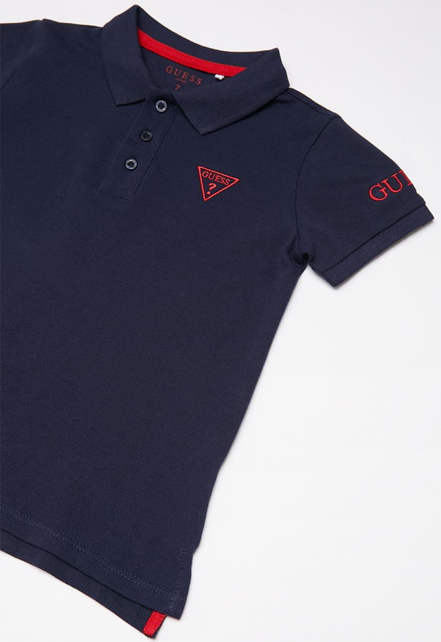 GUESS - Teen short sleeve Guess core polo - navy