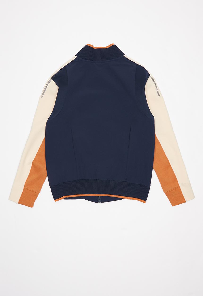 adidas Performance - Youth boys varsity jacket - navy/linen/copper