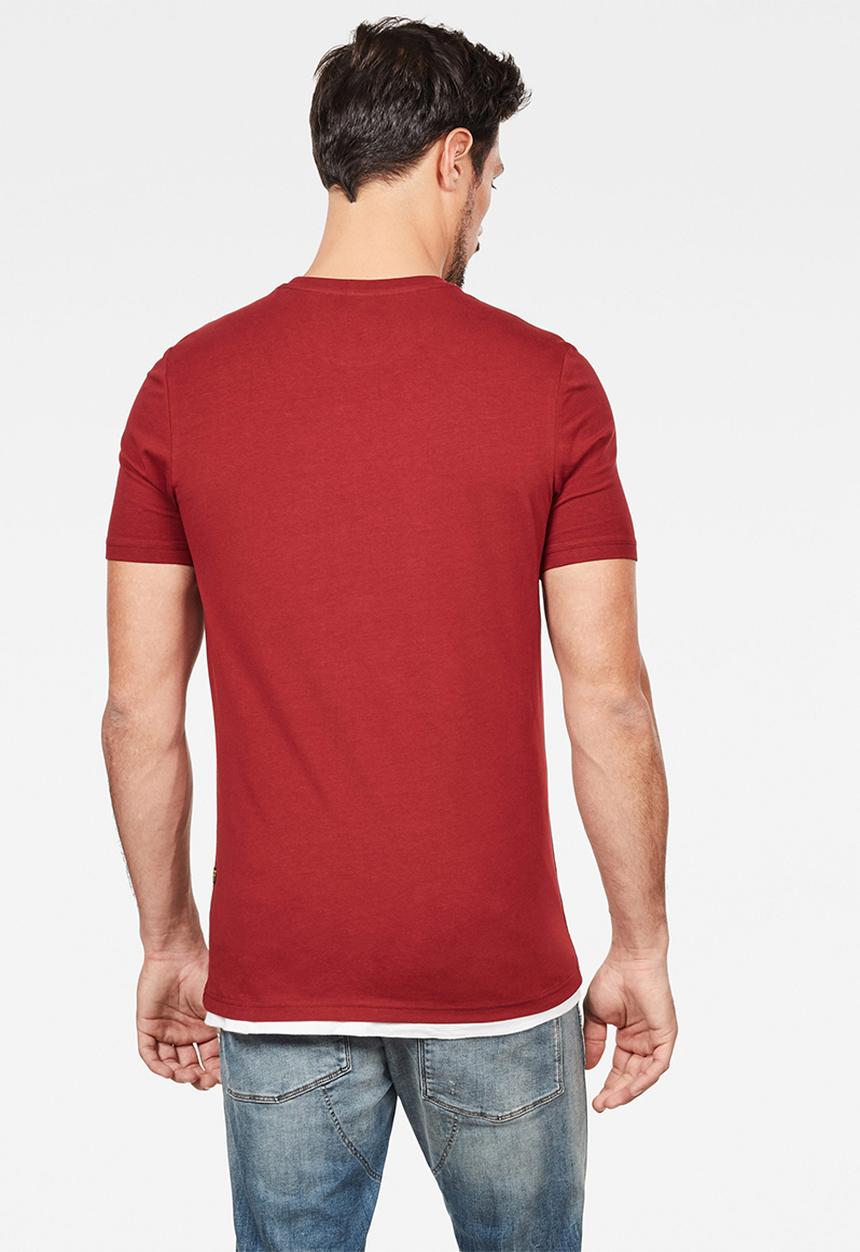 G-STAR - Graphic 6 slim short sleeve T-shirt - red
