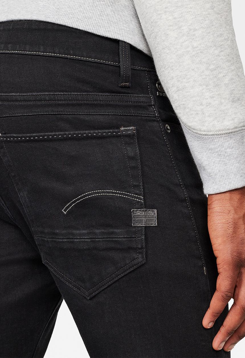 G-STAR - D-staq pop 5 pocket slim  jeans - black