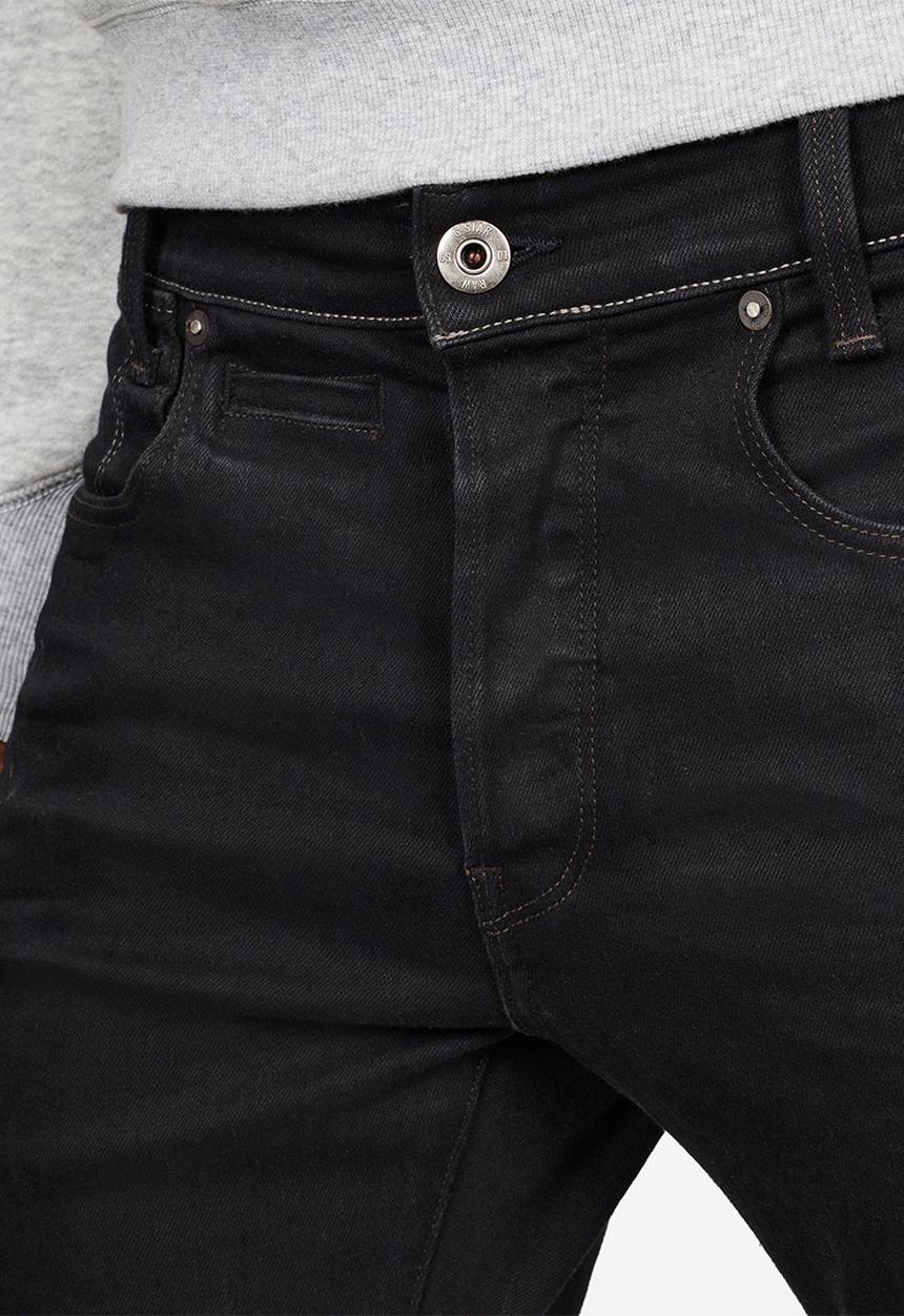 G-STAR - D-staq pop 5 pocket slim  jeans - black