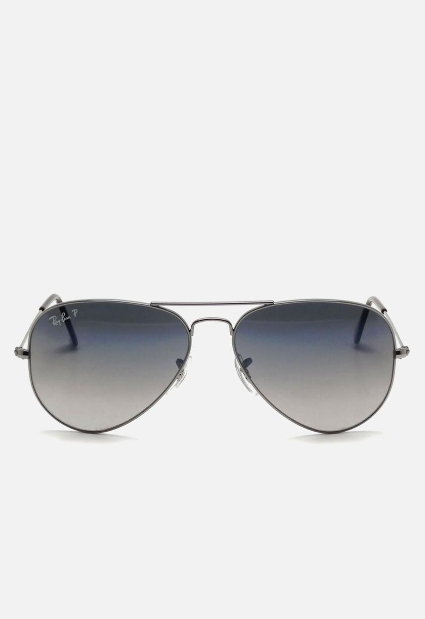 Ray-Ban - Aviator large metal sunglasses 55mm - gunmetal