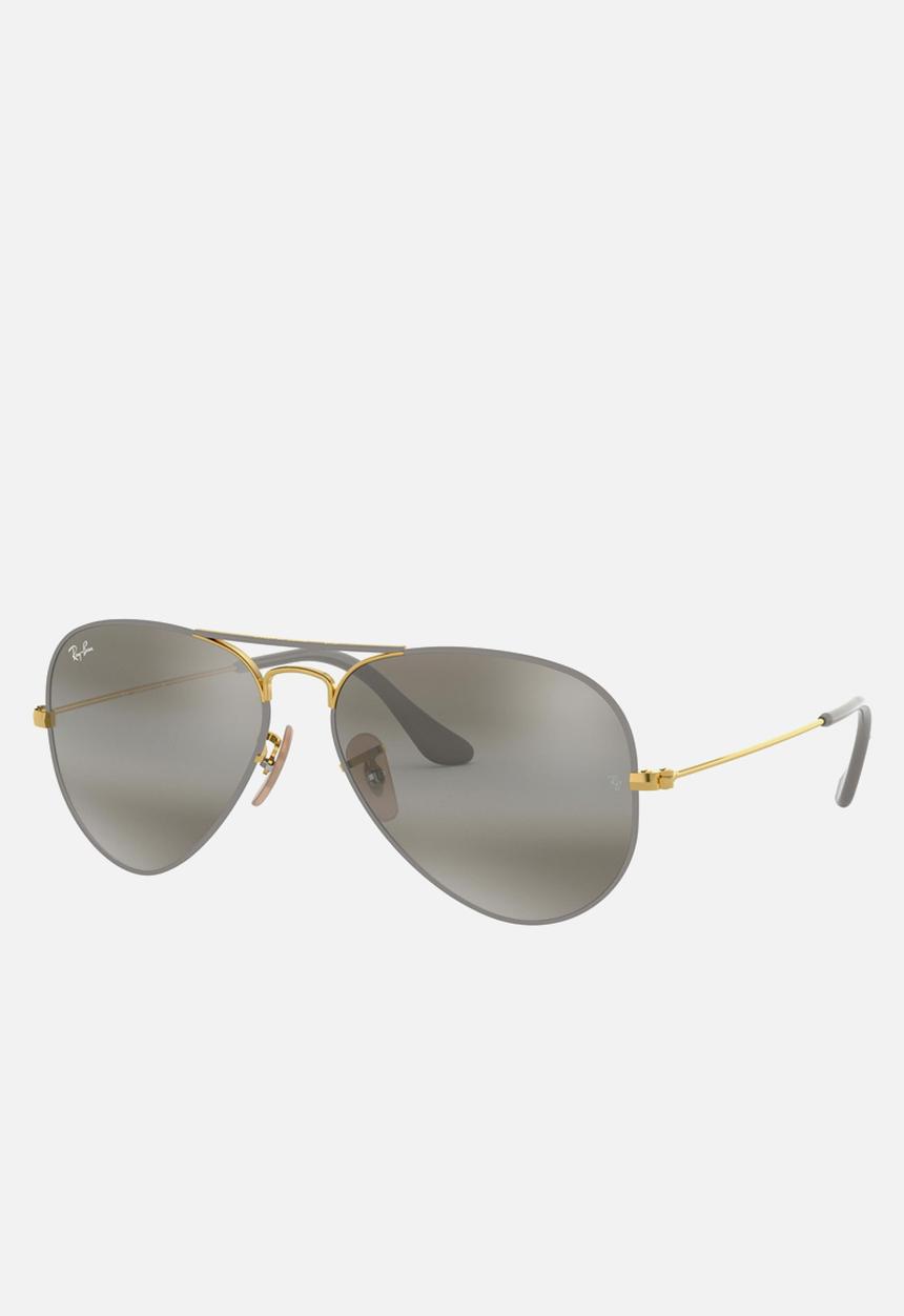 Ray-Ban - Ray-ban aviator sunglasses 58mm - gold & grey