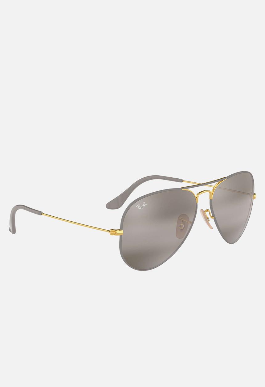 Ray-Ban - Ray-ban aviator sunglasses 58mm - gold & grey
