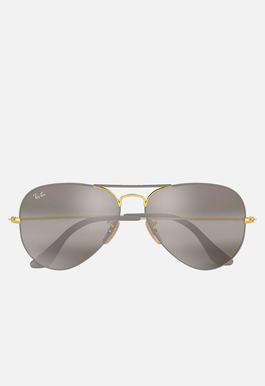 Ray-Ban - Ray-ban aviator sunglasses 58mm - gold & grey