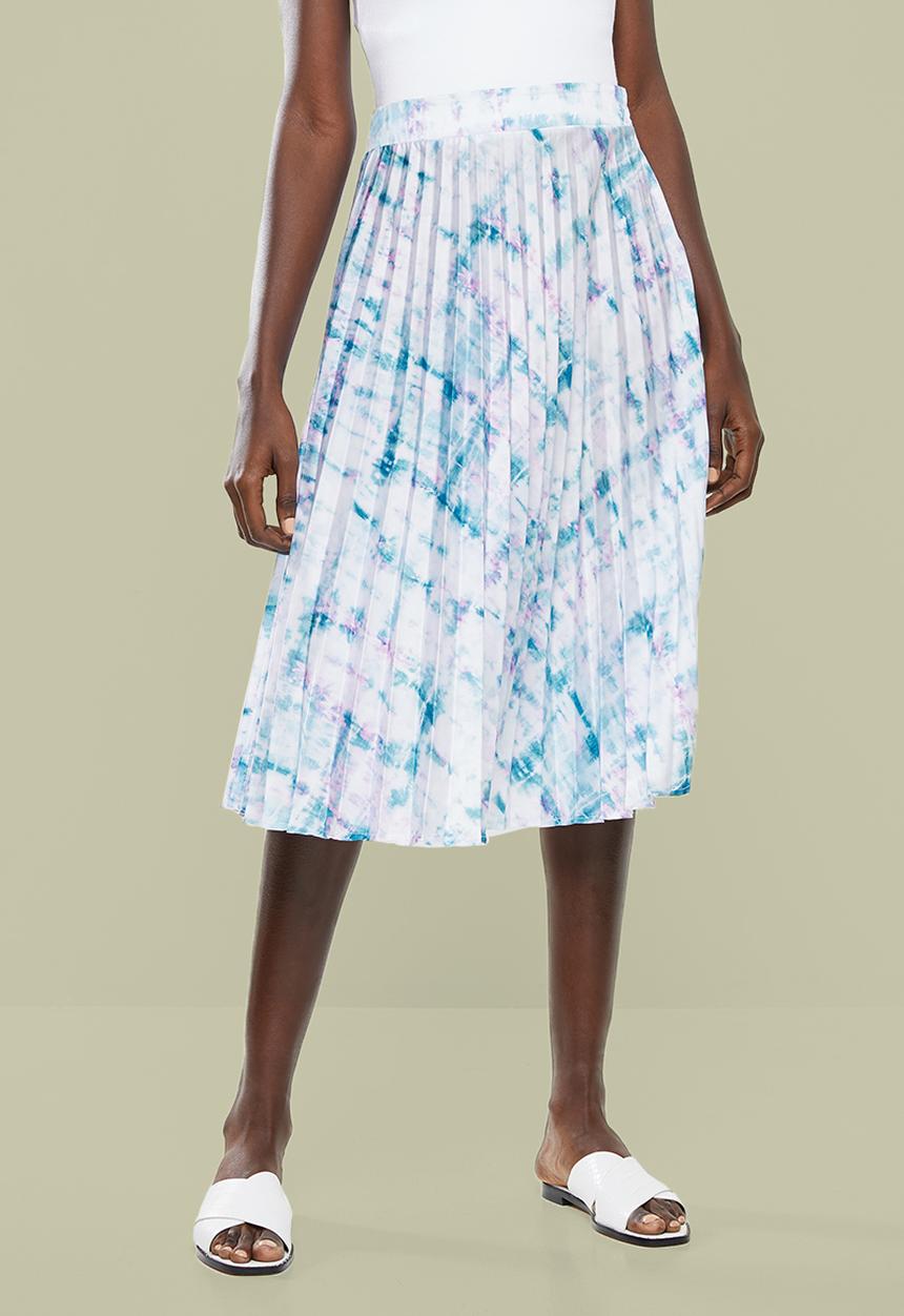 Superbalist - Printed pleated skirt - multi 