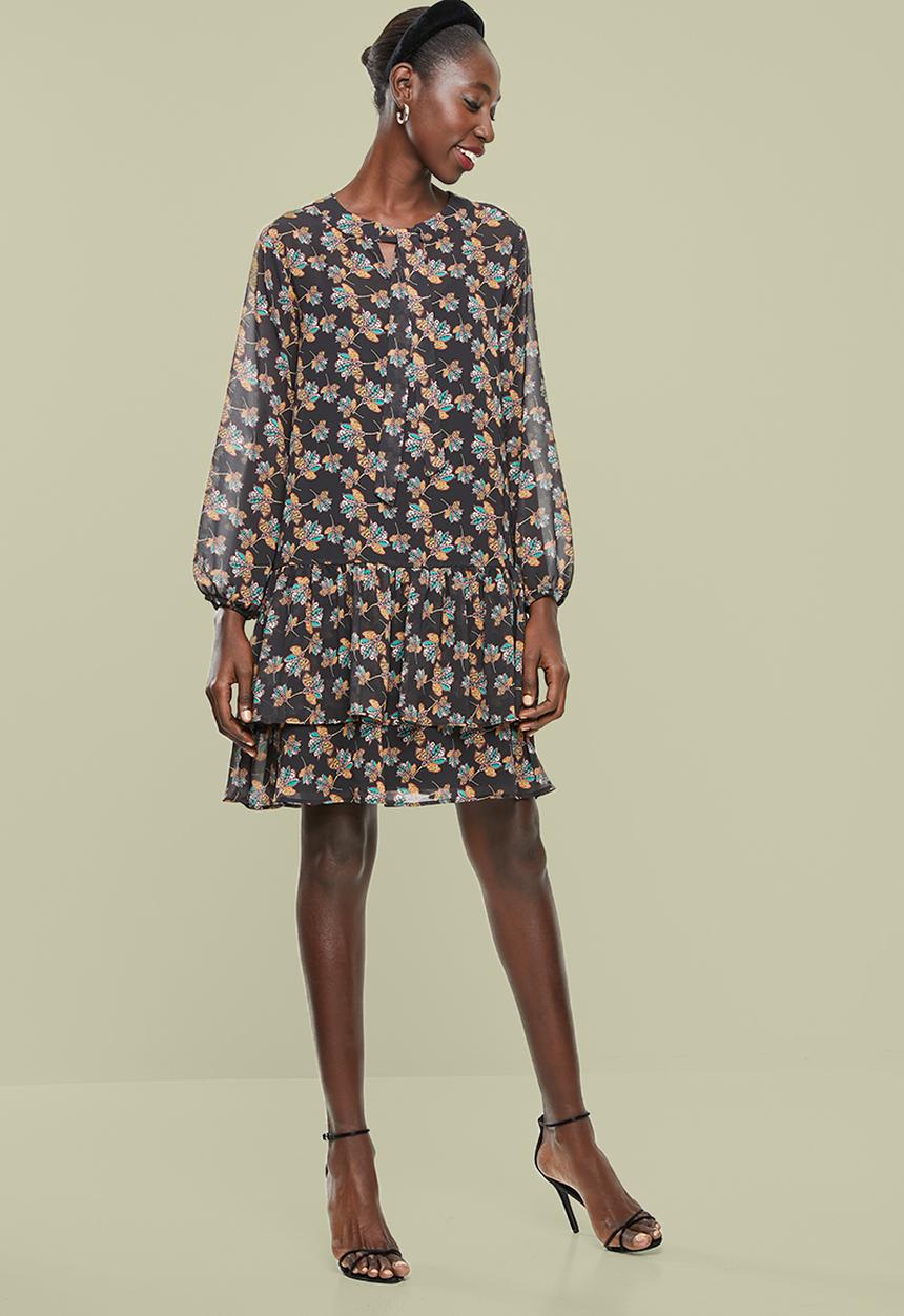 Superbalist - Dropped waist kitty bow dress - multi