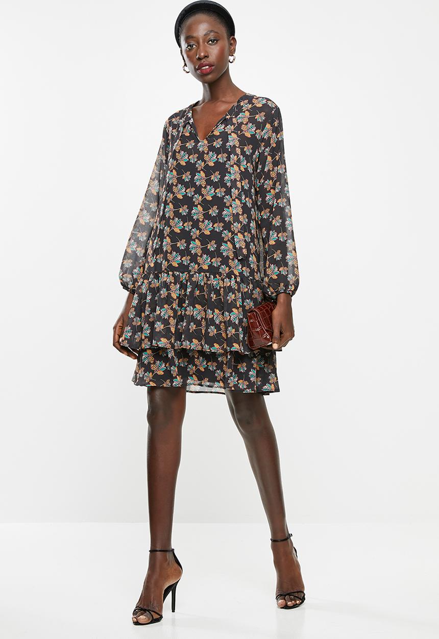 Superbalist - Dropped waist kitty bow dress - multi