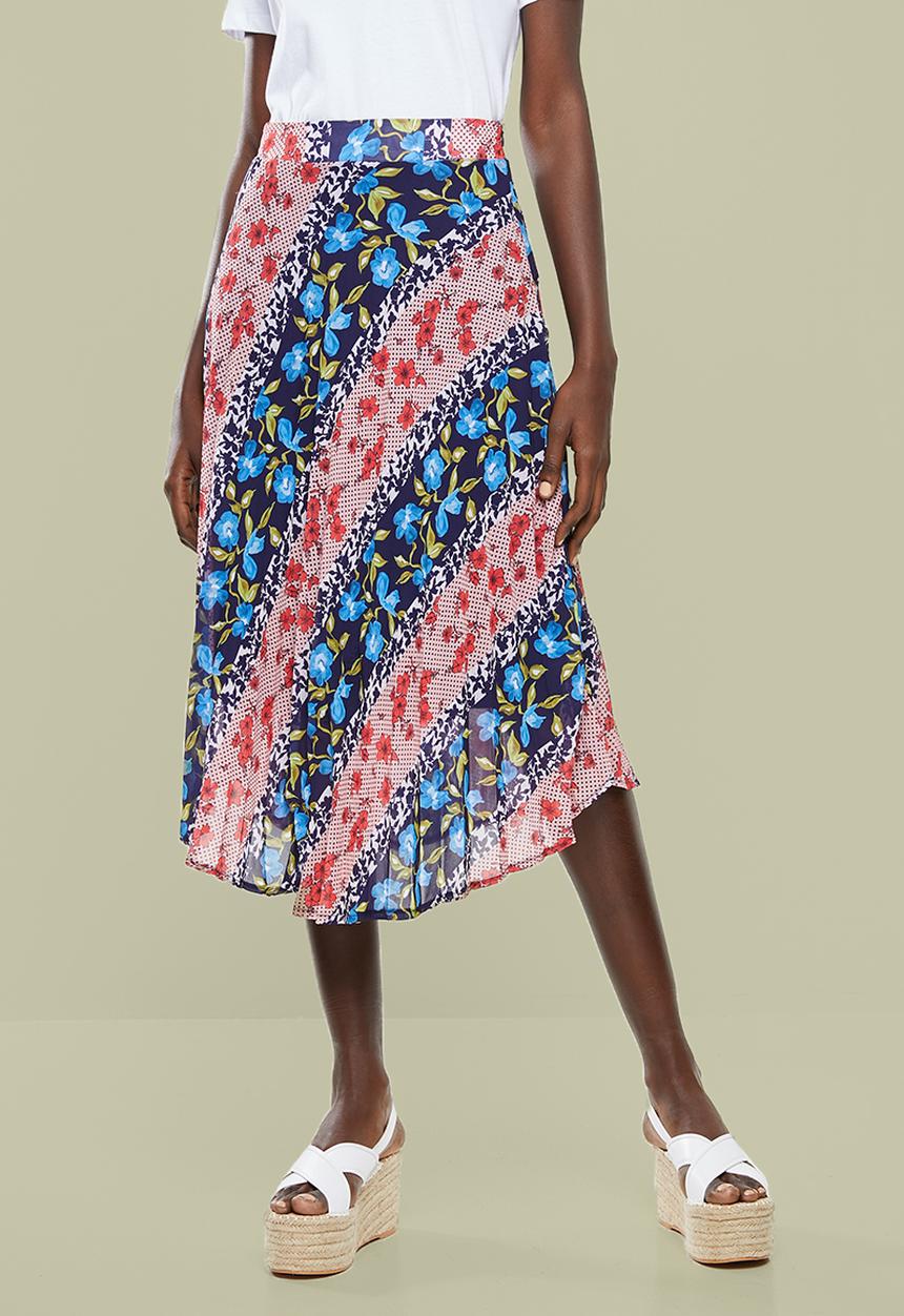 Superbalist - Printed pleated skirt - multi