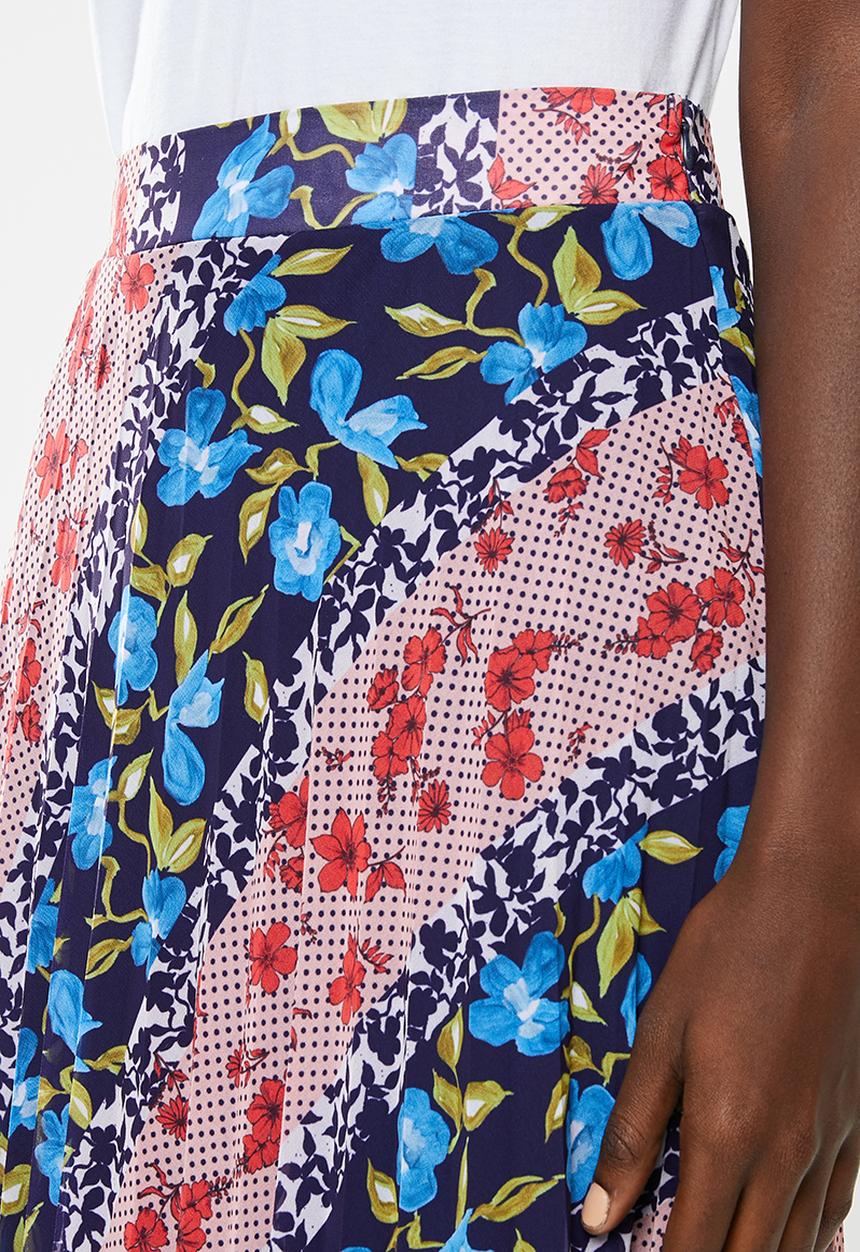 Superbalist - Printed pleated skirt - multi