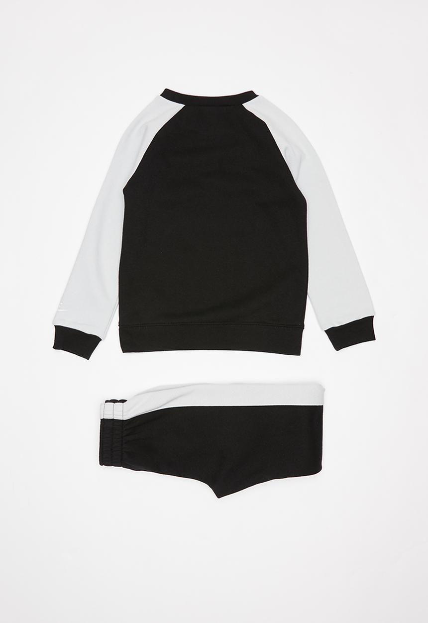Nike - Nike boys oversized futura crew set - black & white
