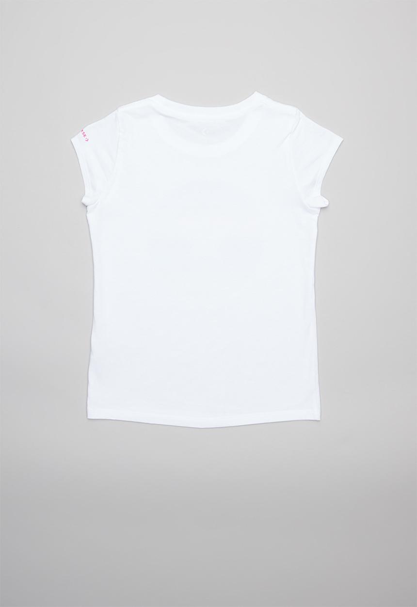 Converse - Converse girls foil tee - white