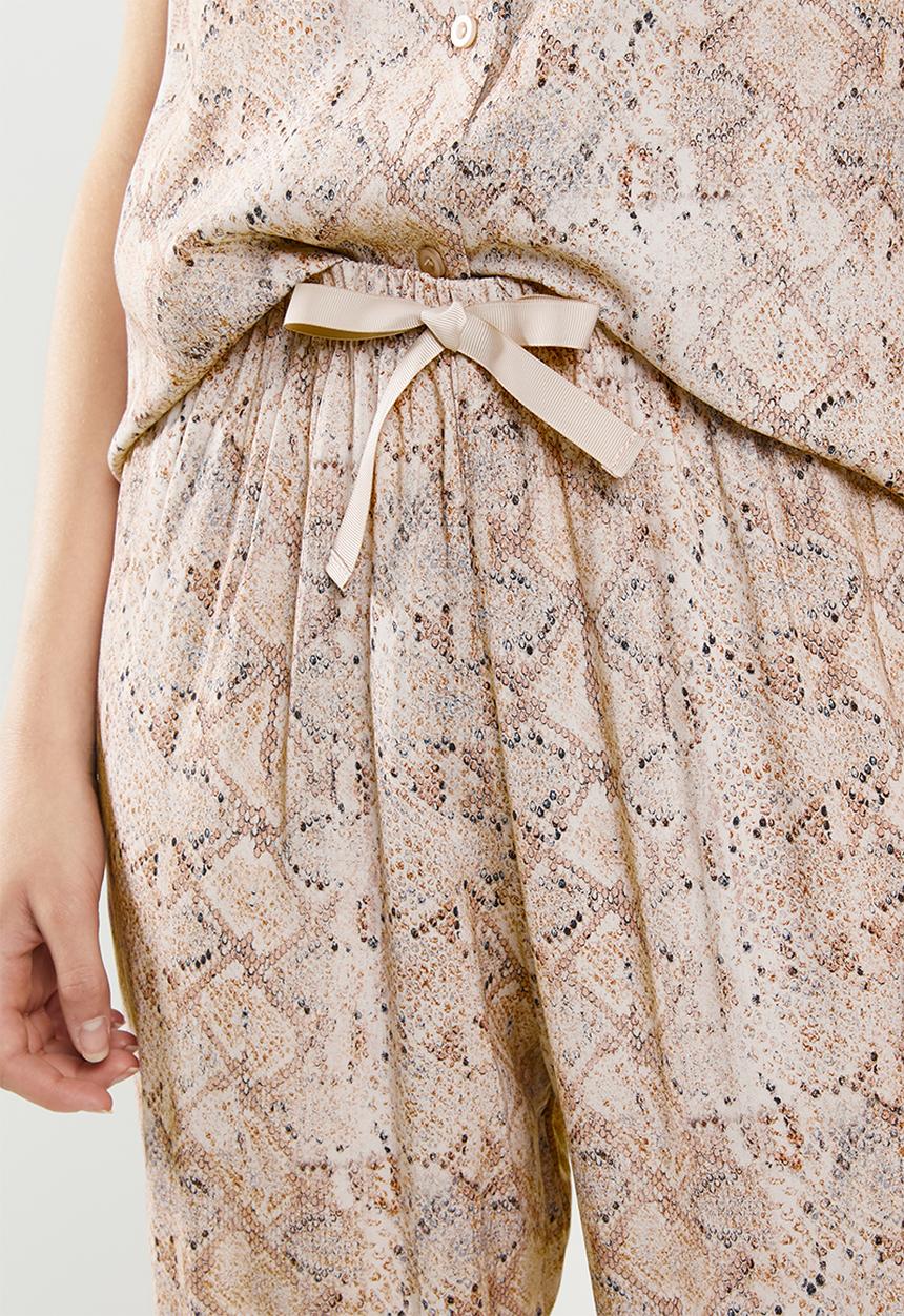 Superbalist - Sleep tee & culottes set - neutral