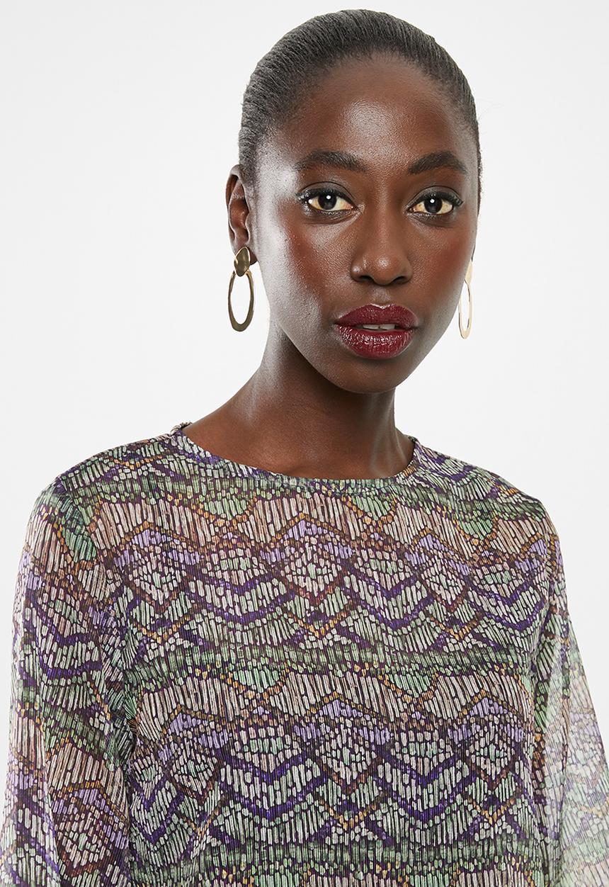 Superbalist - Sheer gypsy blouse - multi 