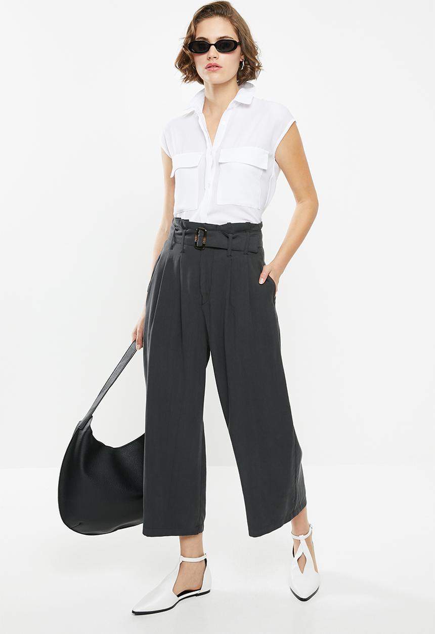 Superbalist - Wide leg culottes - grey