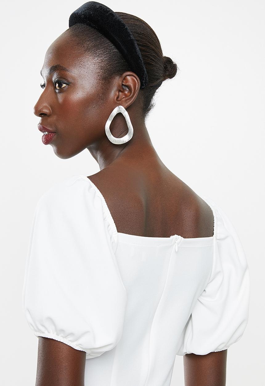Superbalist - Square neck bodycon - white