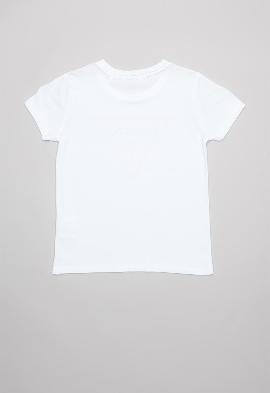GUESS - Short sleeve Guess triangle tee - white