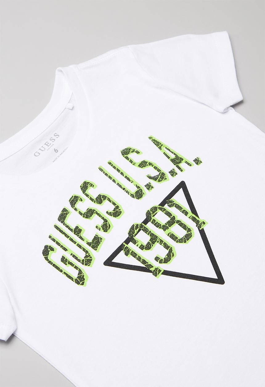GUESS - Short sleeve Guess USA 1981 tee - white