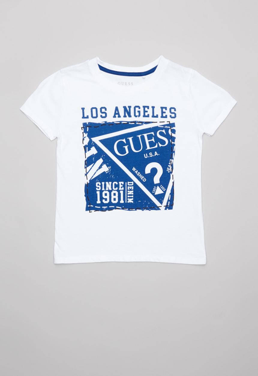 GUESS - Short sleeve Guess stamp tee - white