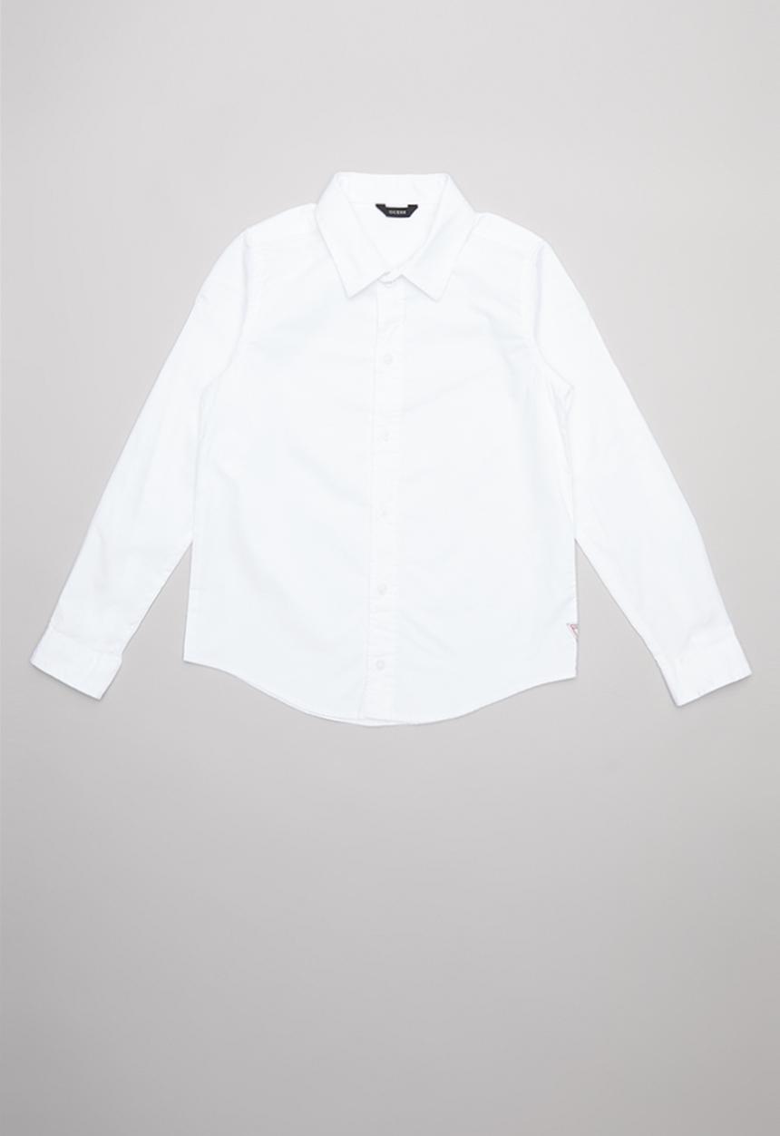 GUESS - Teens Guess core woven shirt - white