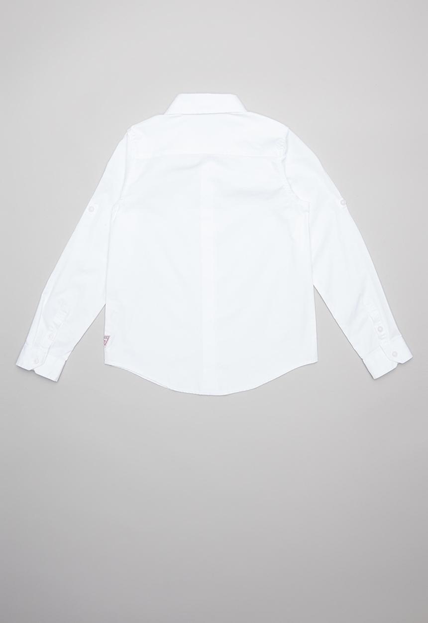GUESS - Teens Guess core woven shirt - white