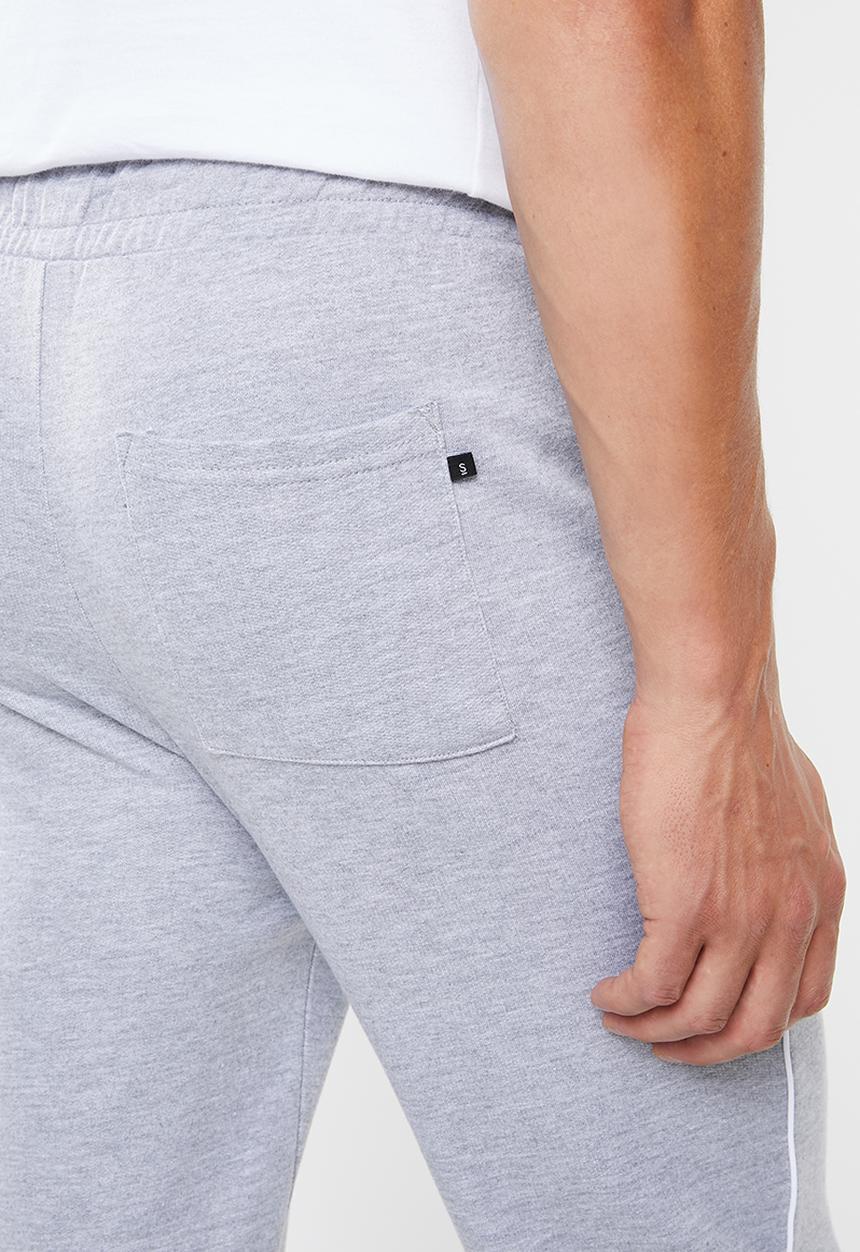 Superbalist - Tapered pintuck, piping sweatpants - grey