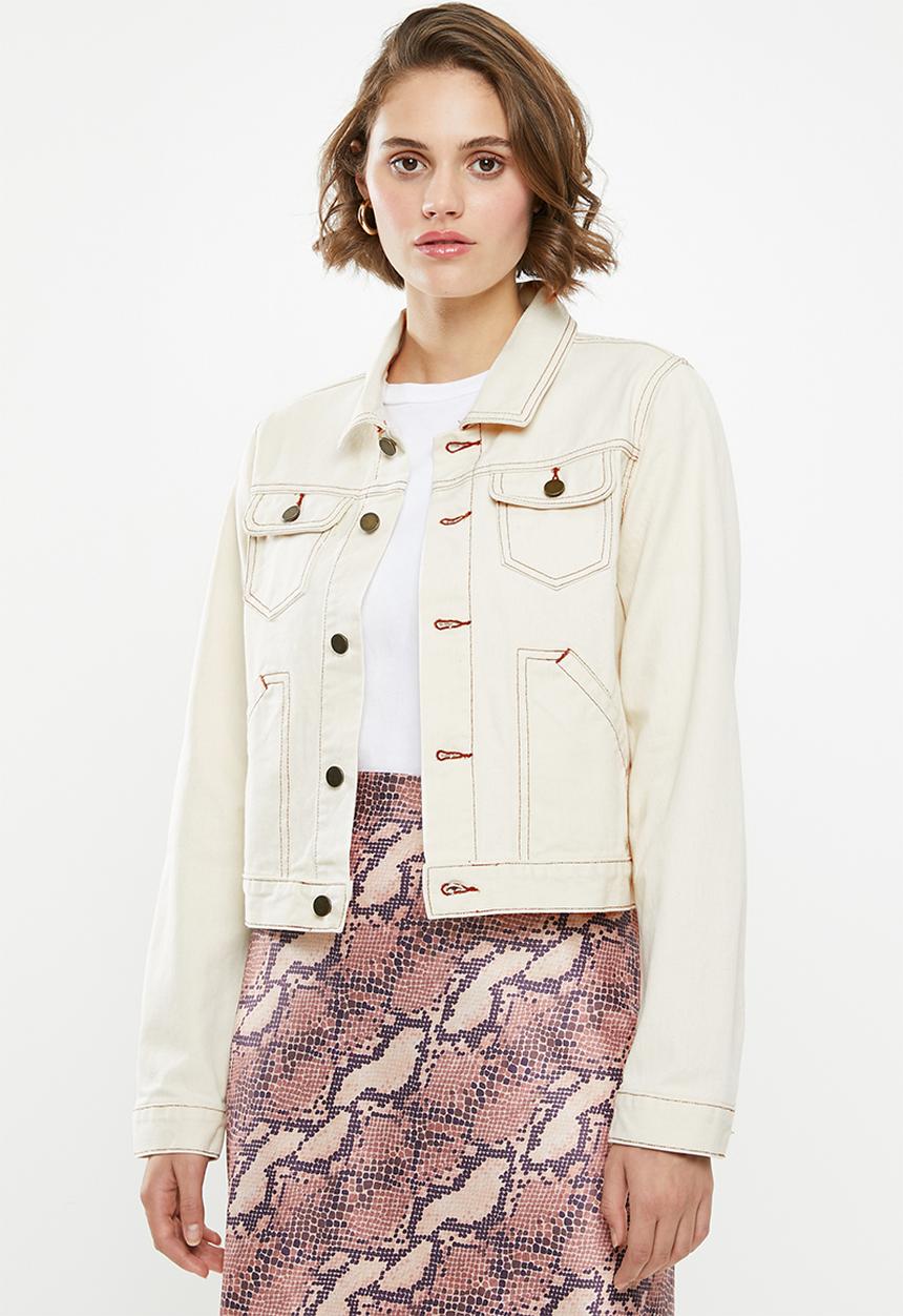 Superbalist - Denim jacket - cream 