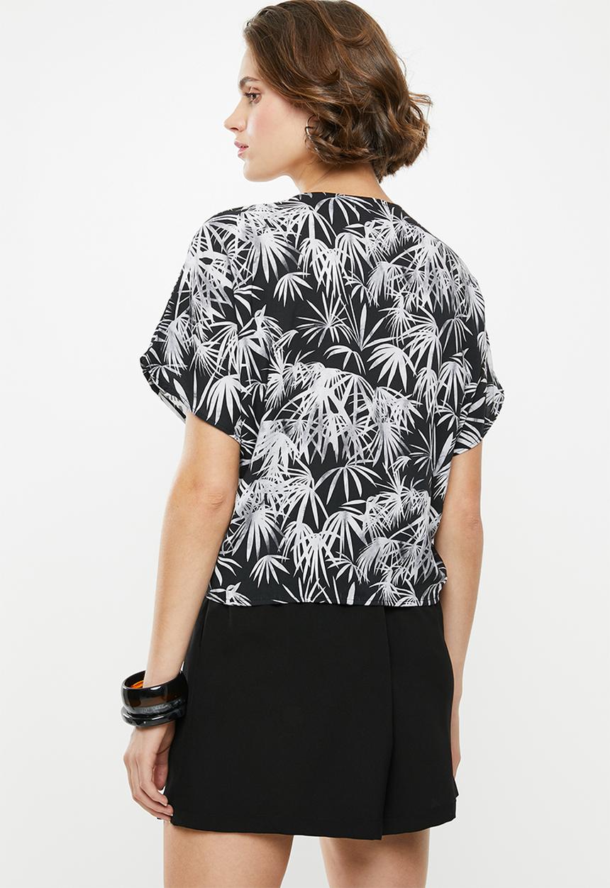 Superbalist - Drawcord shell - black & grey 