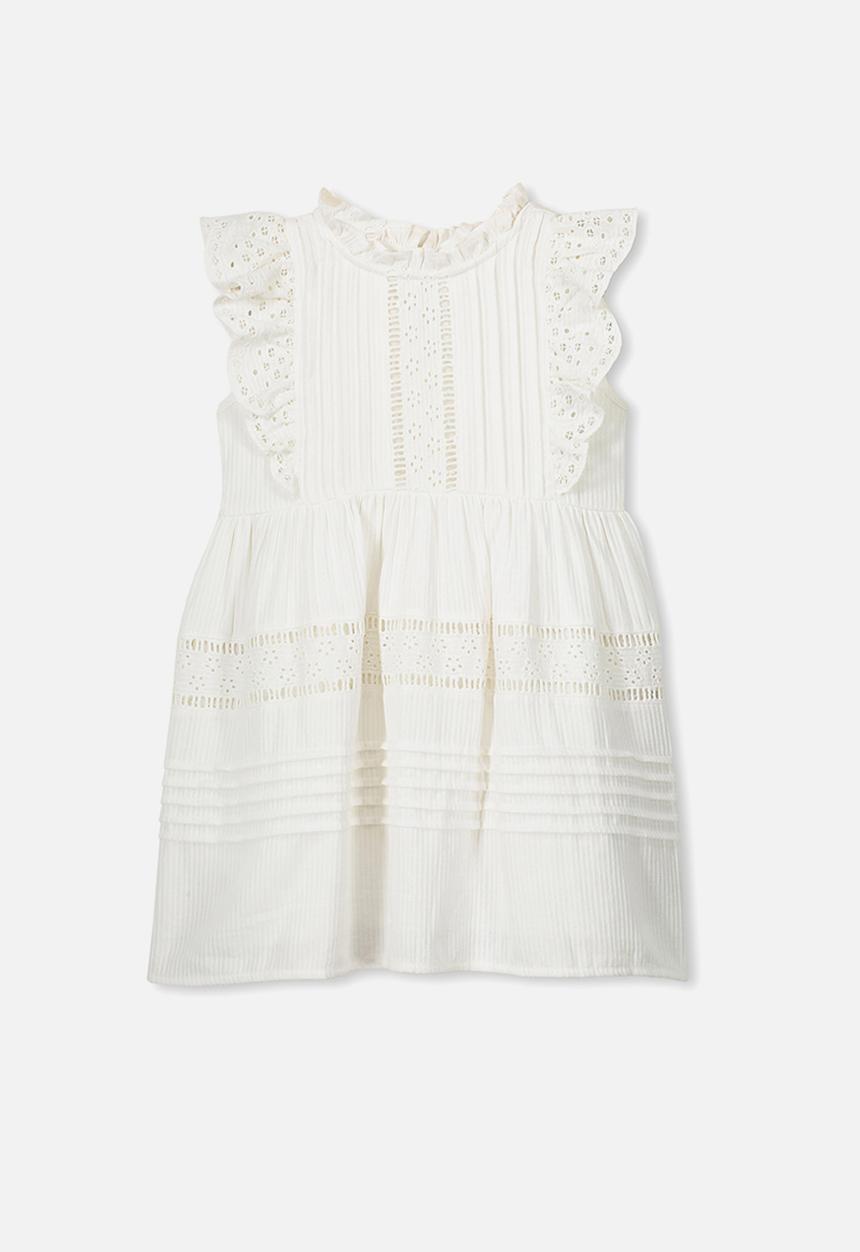 Cotton On - Sasha sleeveless dress - white