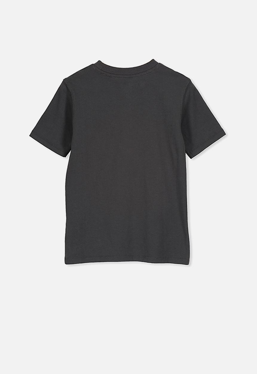 Cotton On - Max skater short sleeve tee - charcoal