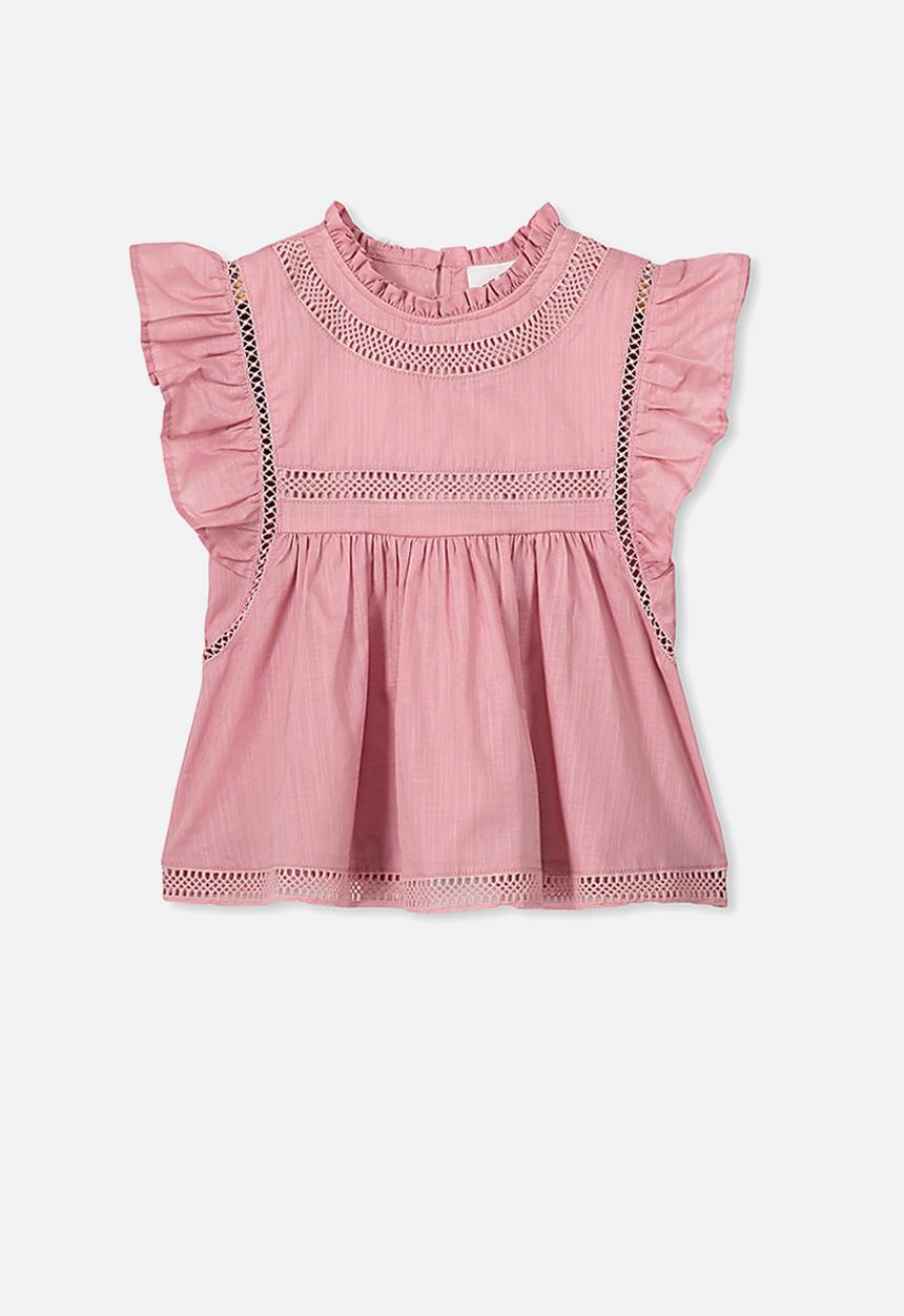 Cotton On - Lou high neck top - pink 