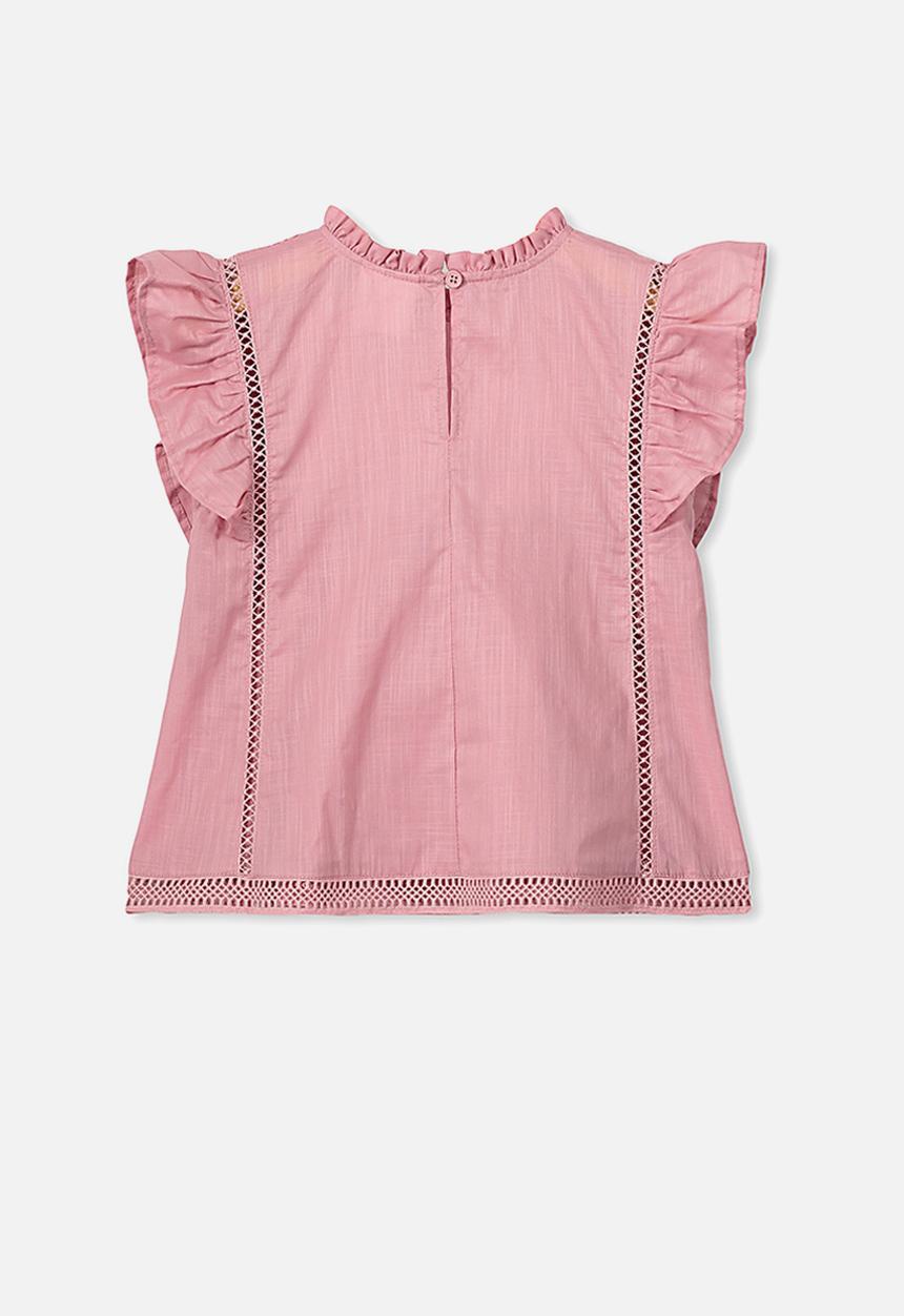 Cotton On - Lou high neck top - pink 