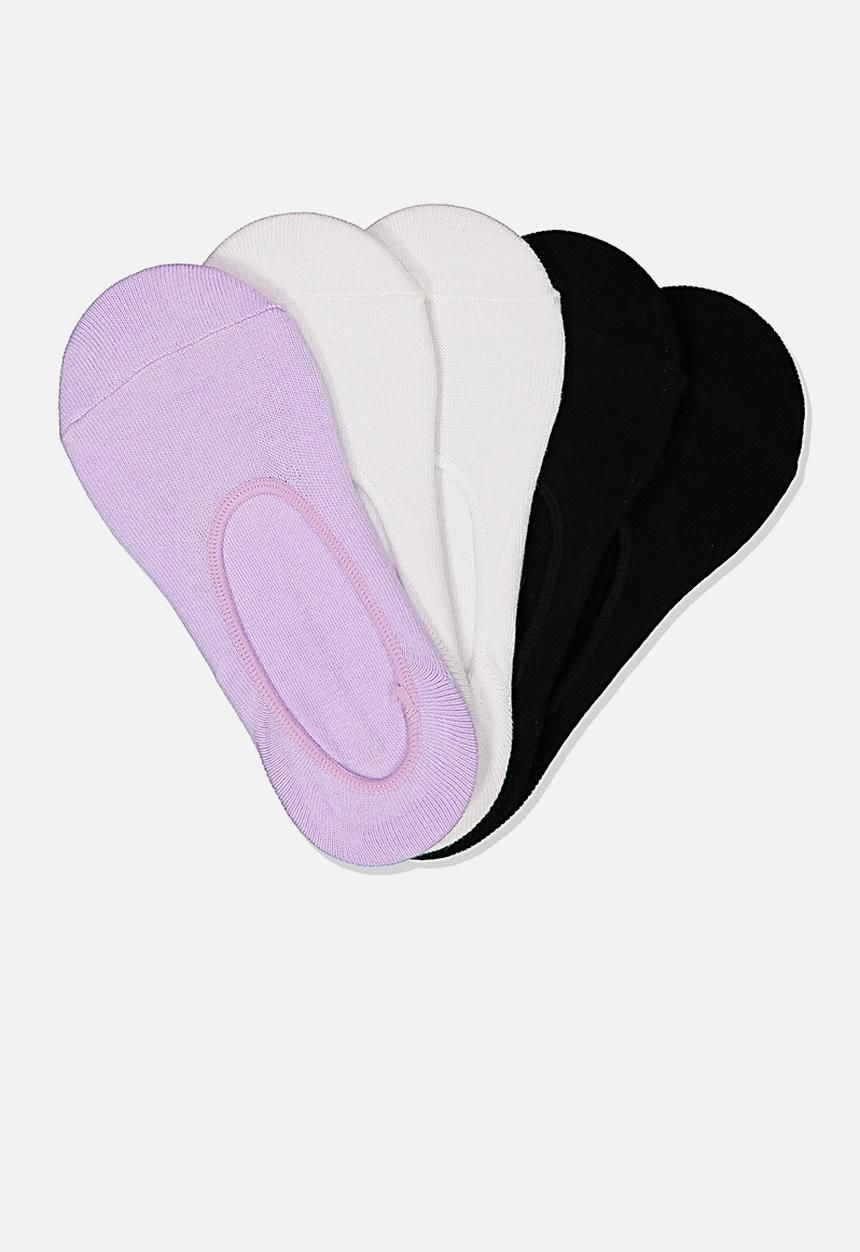 Cotton On - Kids no show sock 5 pack - multi