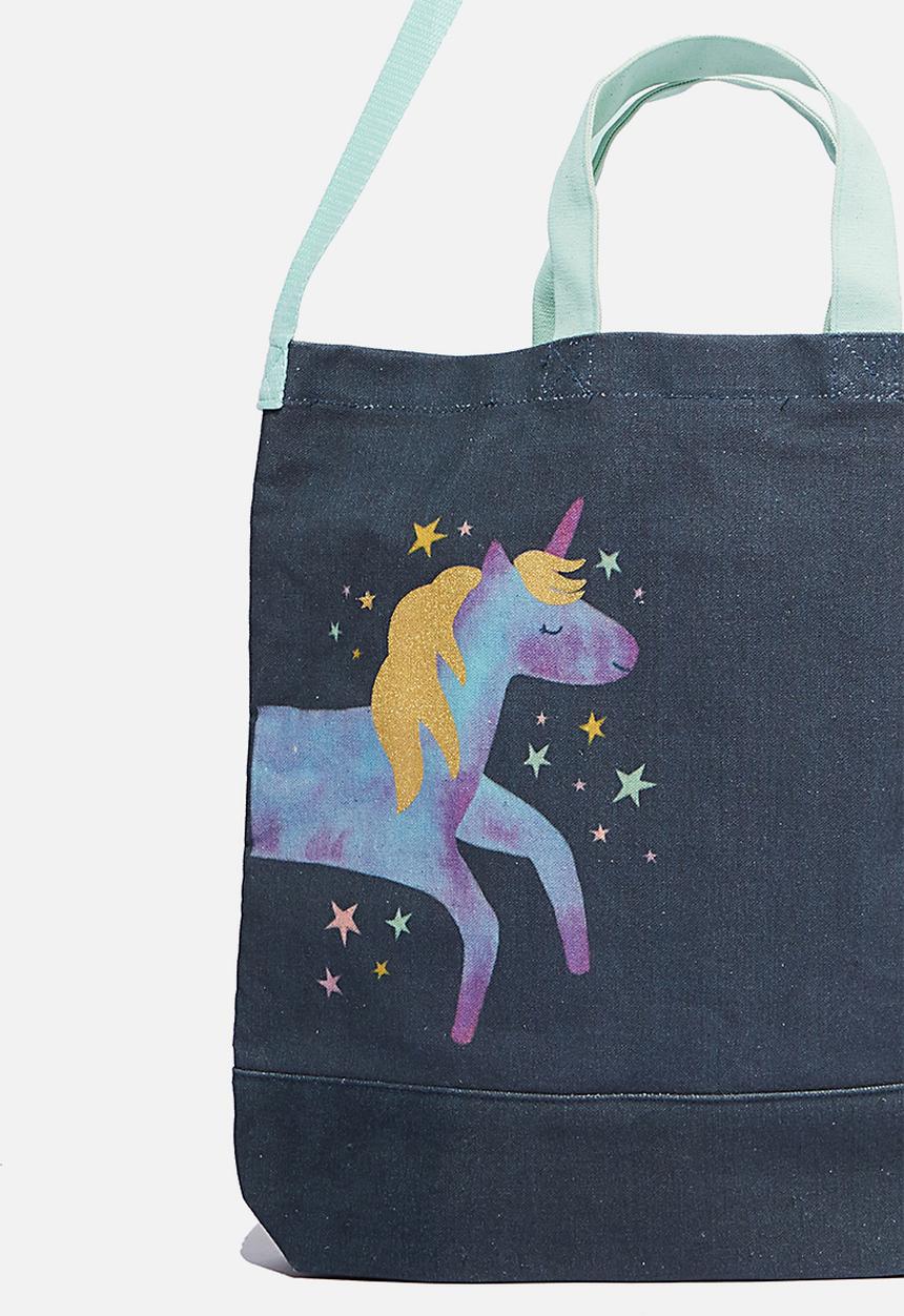 Cotton On - Printed tote bag - navy 