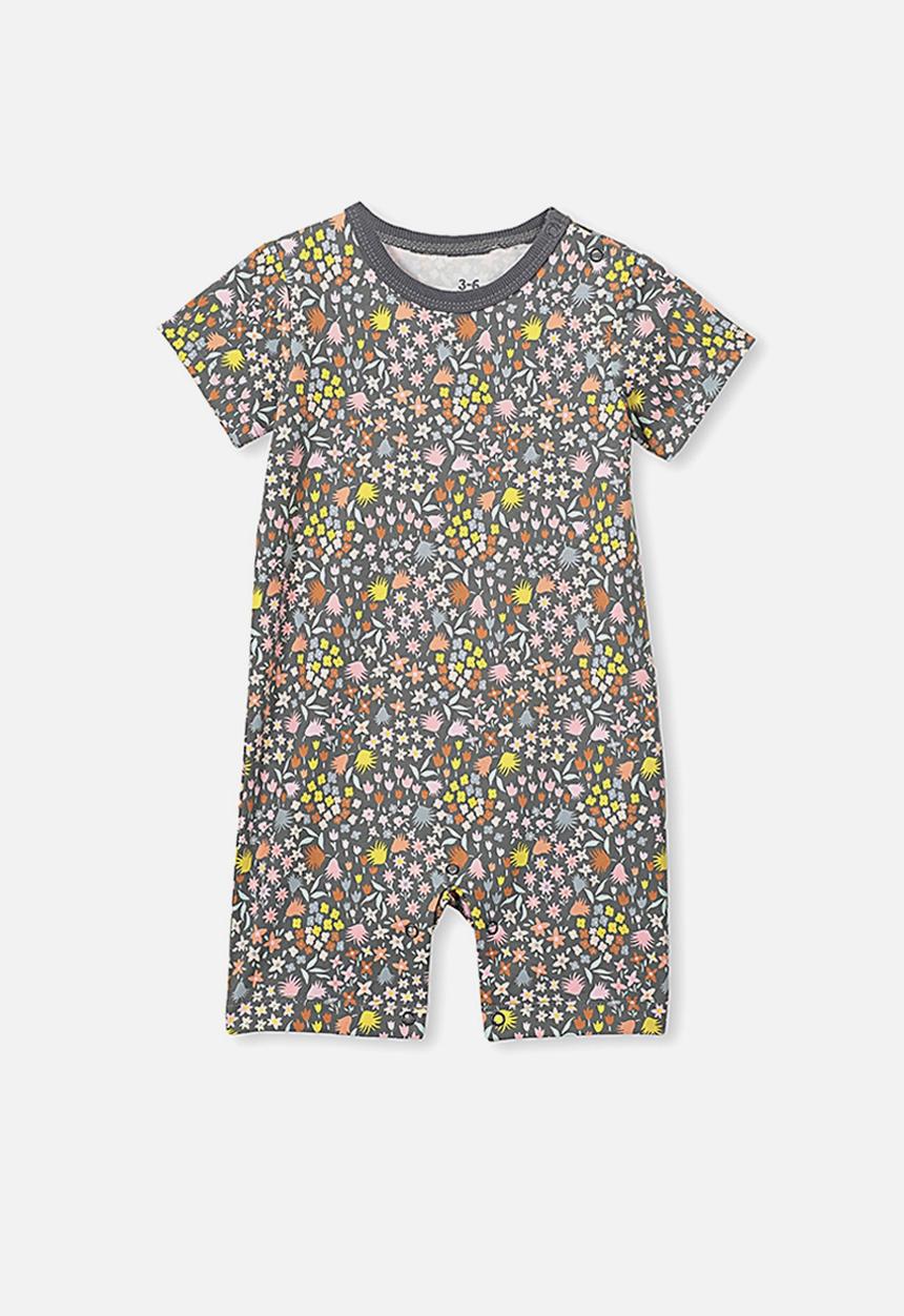 Cotton On - The short sleeve romper - multi