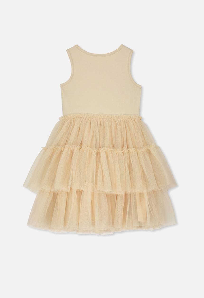 Cotton On - Iris tulle dress - gold 