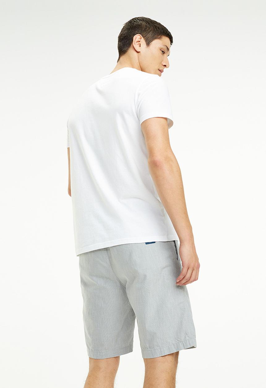 Tommy Hilfiger - Tommy jeans contoured corp logo tee - white