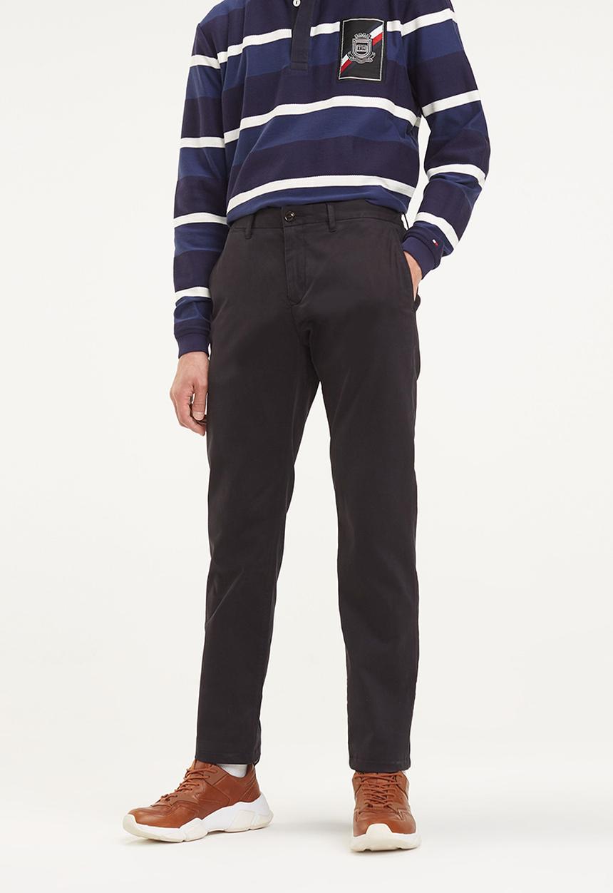 Tommy Hilfiger - Straight denton chino - black