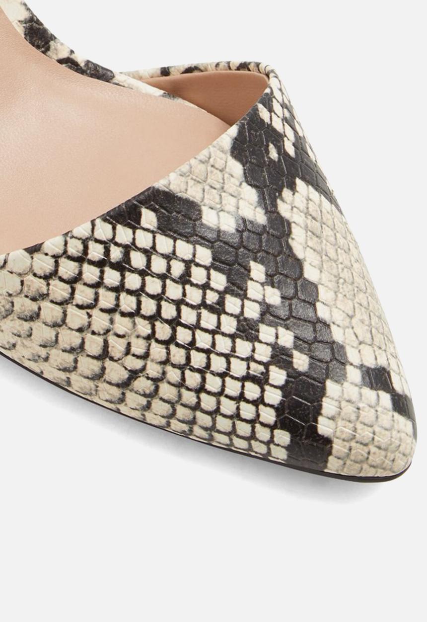 Call It Spring - Agraleria heel - black & white