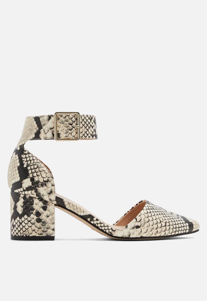Call It Spring - Agraleria heel - black & white