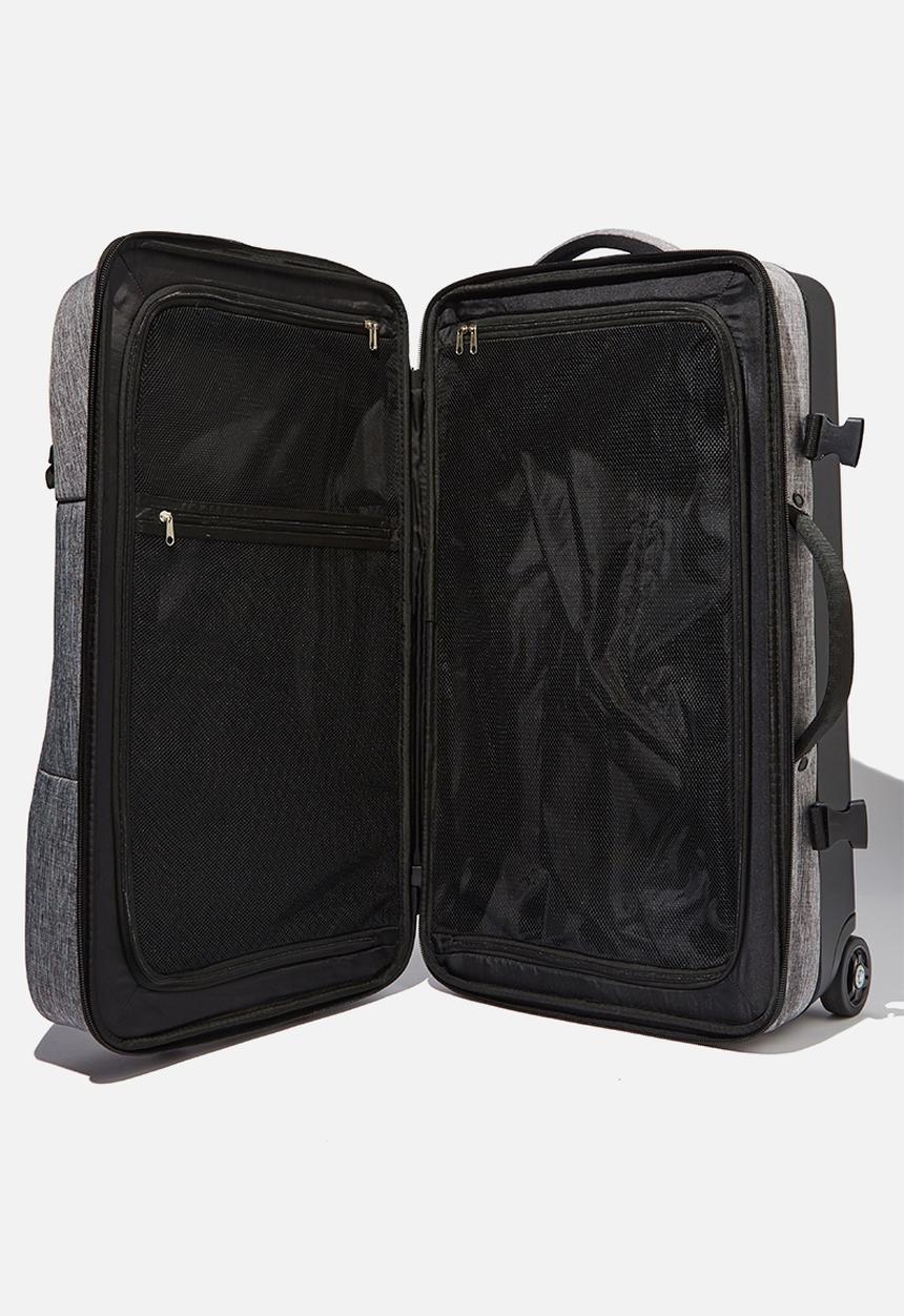 LOST - Large soft suitcase - grey
