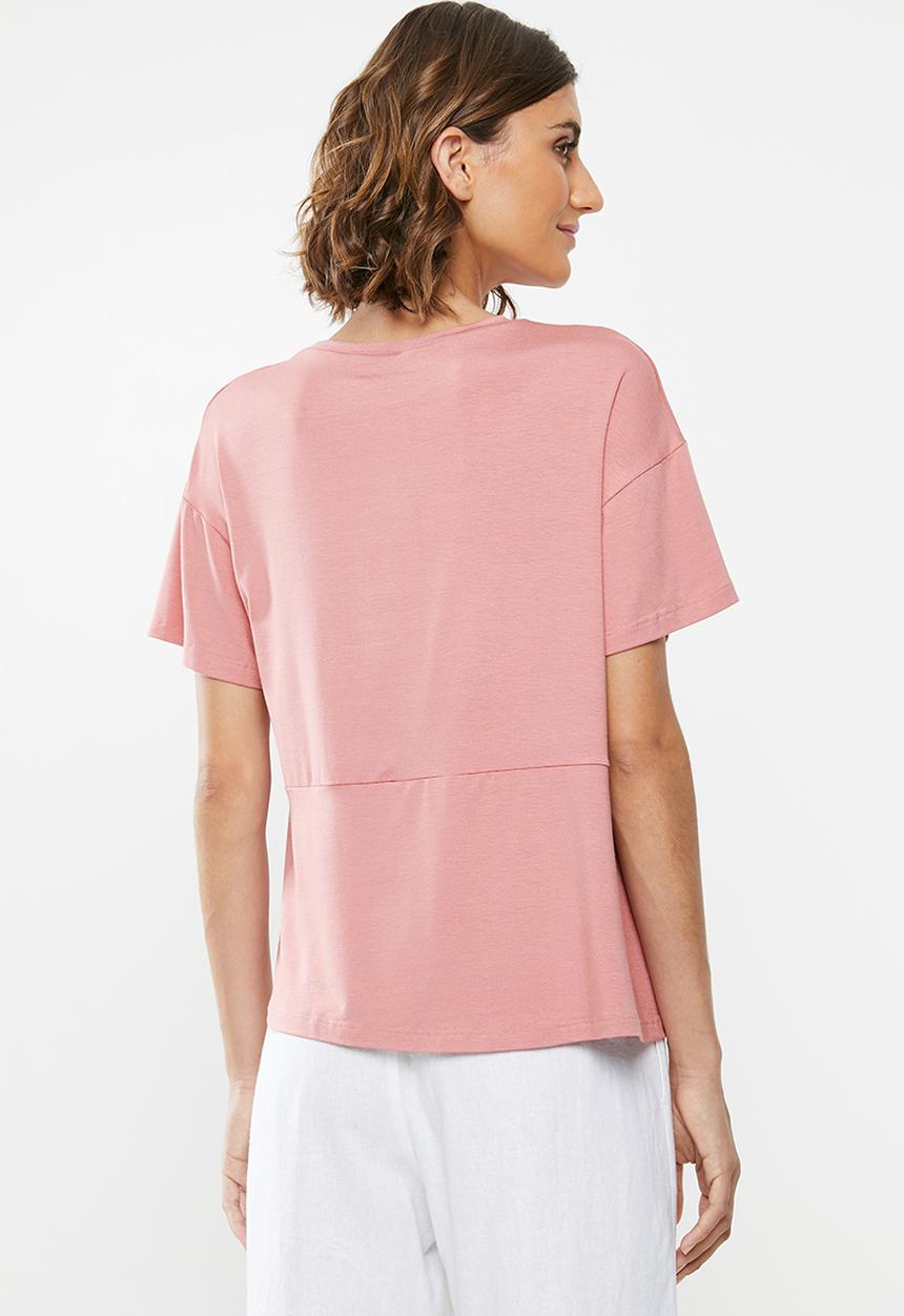 edit - Combo tee - pink