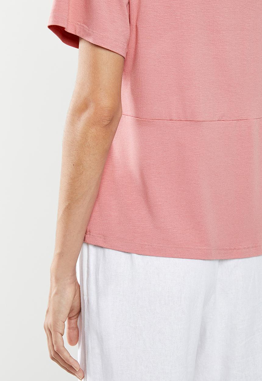 edit - Combo tee - pink