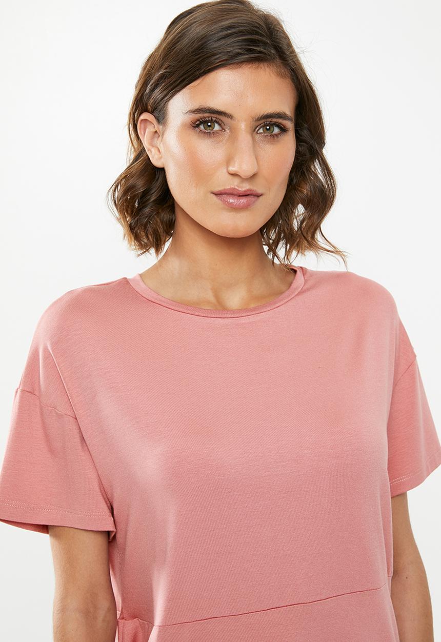 edit - Combo tee - pink