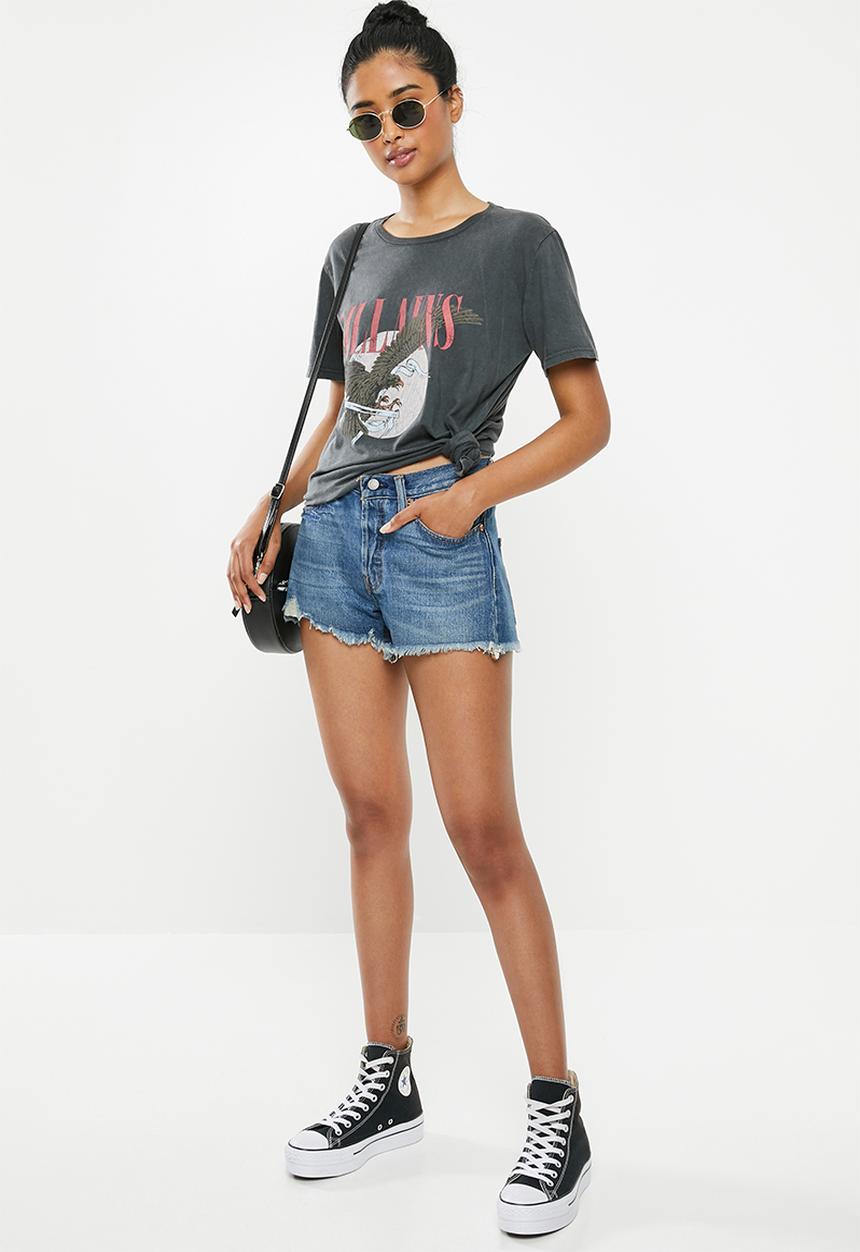 Factorie - Relaxed graphic T-shirt - grey