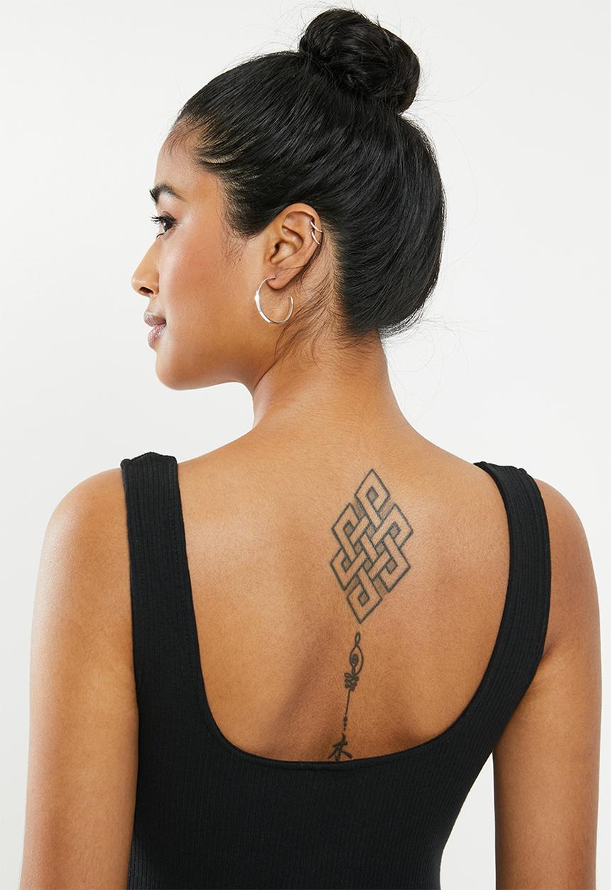 Factorie - Square neck tank top - black