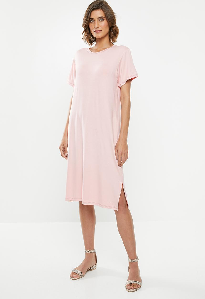 edit - T-shirt dress - pink