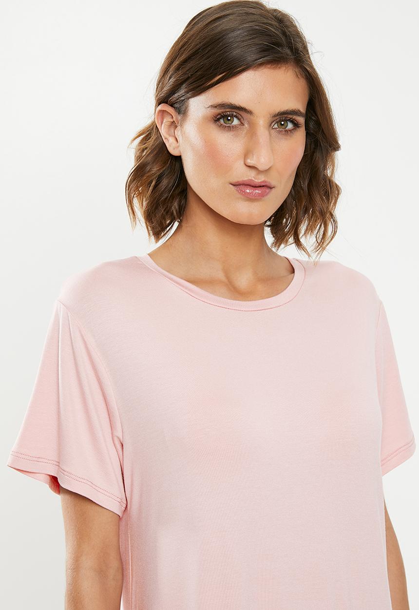 edit - T-shirt dress - pink
